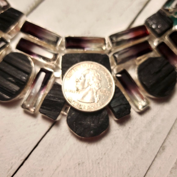 Tourmaline statement necklace - Picture 6 of 8